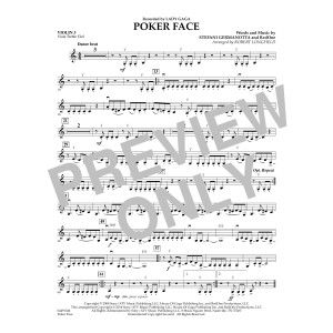 Poker Face - Violin 3 (Viola T.C.)