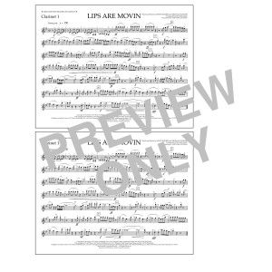 Lips Are Movin - Clarinet 1