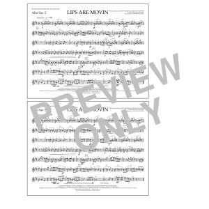 Lips Are Movin - Alto Sax 2