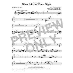 White Is in the Winter Night - Recorder/Flute