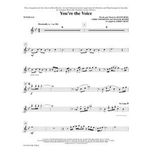You're the Voice (arr. Kirby Shaw) - Bb Tenor Saxophone