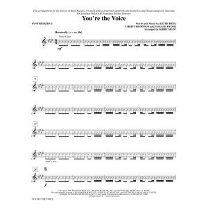 You're the Voice (arr. Kirby Shaw) - Synthesizer II