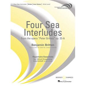 Four Sea Interludes (from the opera "Peter Grimes") - Conductor Score (Full Score)