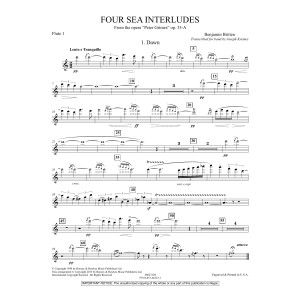 Four Sea Interludes (aus der Oper "Peter Grimes") - Flute 1