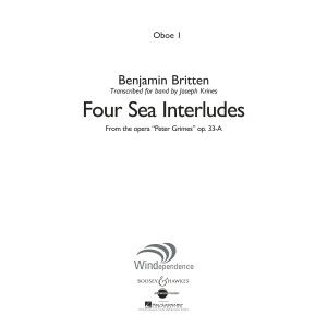 Four Sea Interludes (from the opera "Peter Grimes") - Oboe 1