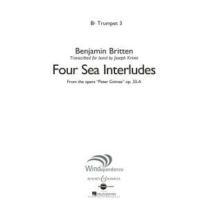 Four Sea Interludes (from the opera "Peter Grimes") - Bb Trumpet 3