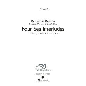 Four Sea Interludes (from the opera "Peter Grimes") - F Horn 2
