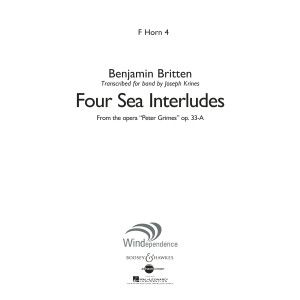 Four Sea Interludes (aus der Oper "Peter Grimes") - F Horn 4