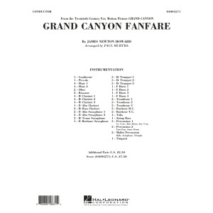 Grand Canyon Fanfare - Conductor Score (Full Score)