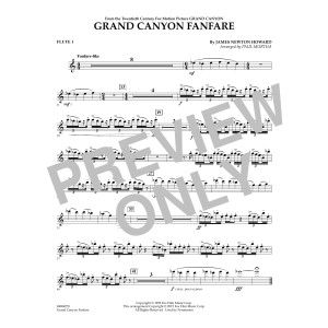 Grand Canyon Fanfare - Flute 1