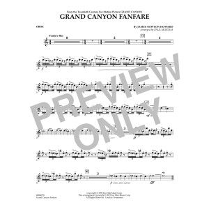 Grand Canyon Fanfare - Oboe
