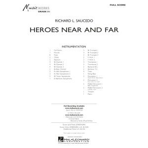 Heroes Near and Far - Conductor Score (Full Score)