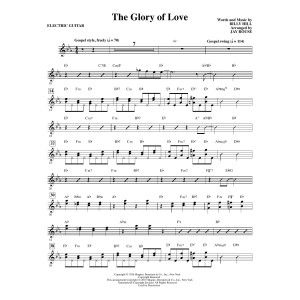 The Glory of Love - Guitar