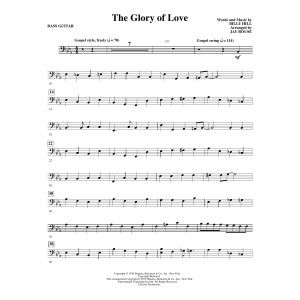 The Glory of Love - Bass
