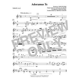 Adoramus Te - Violine 1, 2