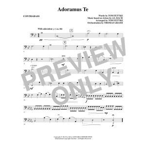 Adoramus Te - Contrabass