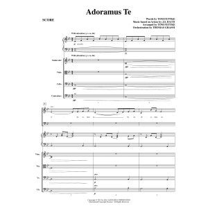 Adoramus Te - Partitur des Dirigenten (Vollpartitur)