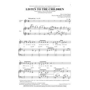 Listen To The Children (SATB with Children's Choir)