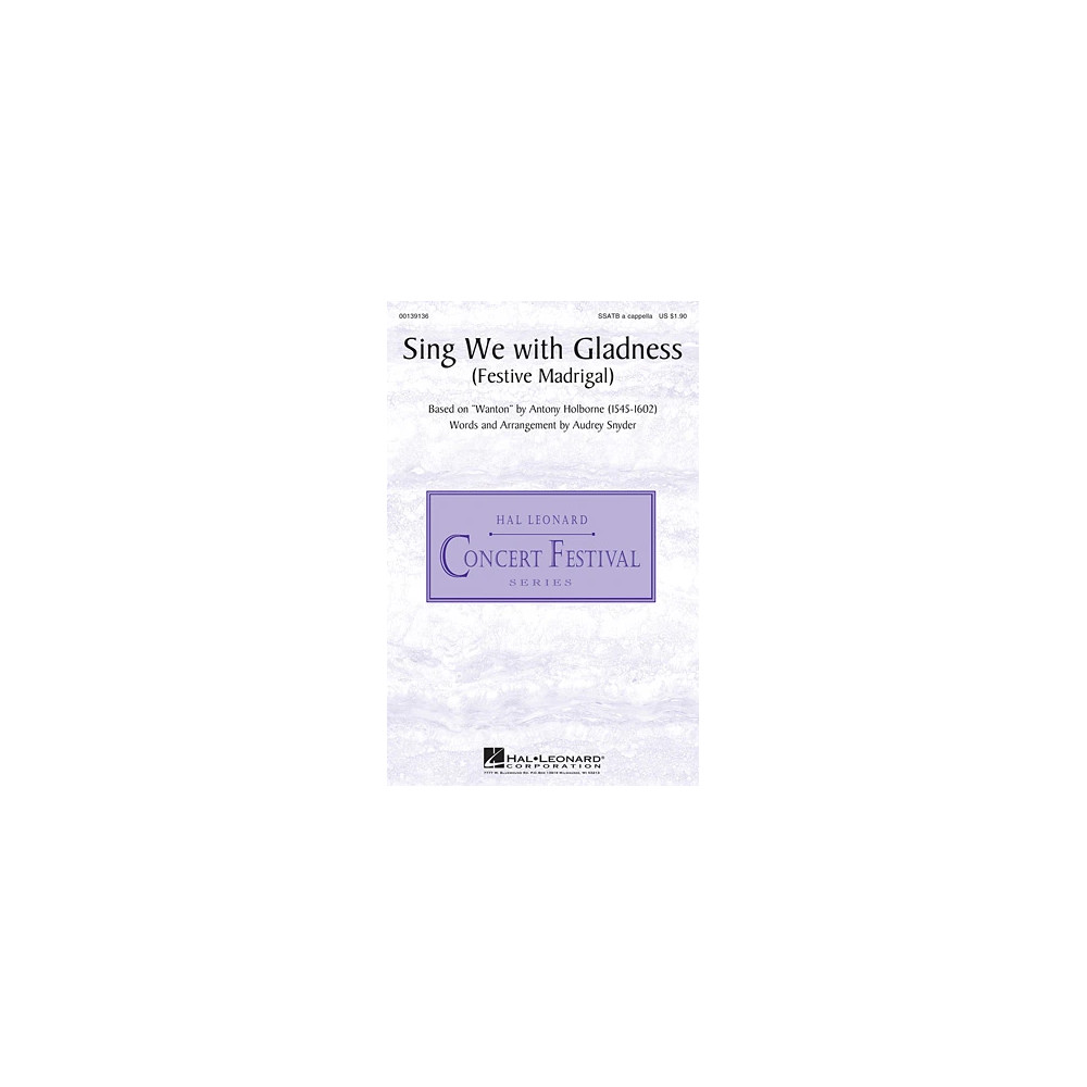 Sing We With Gladness (Festive Madrigal)