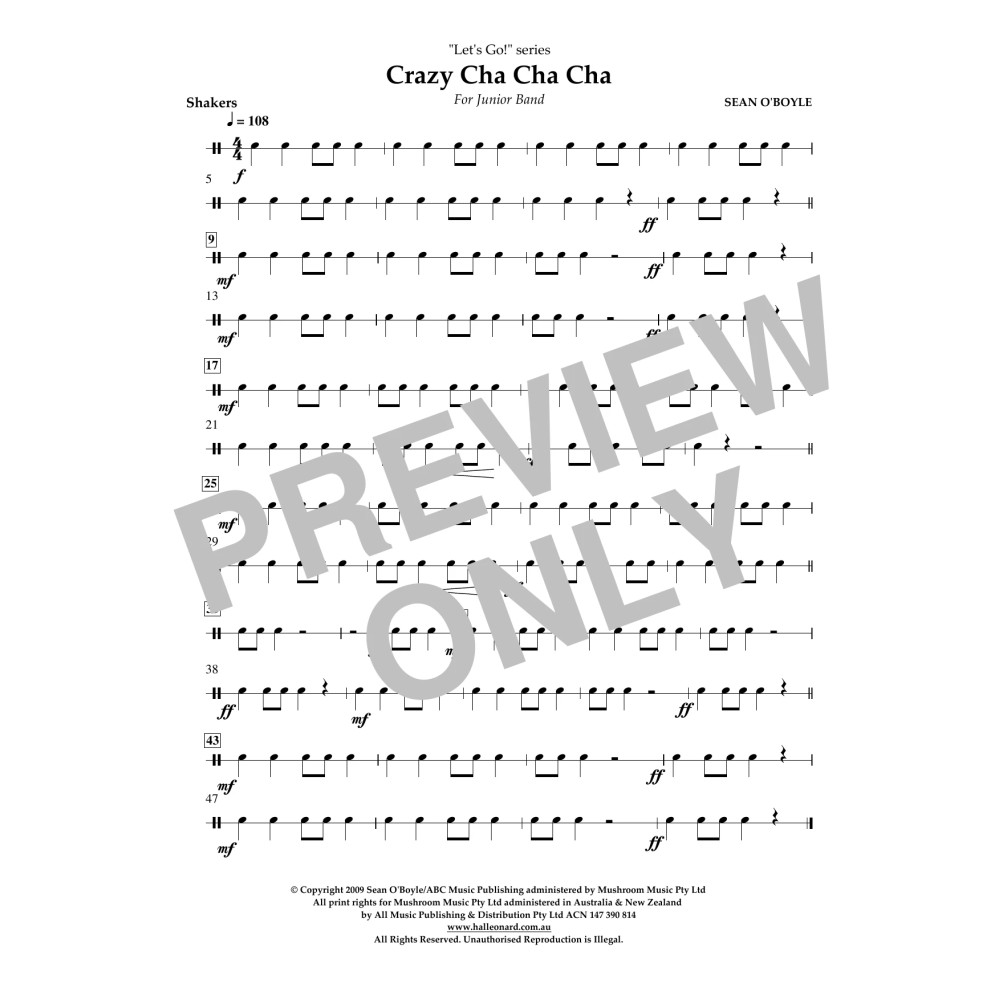 Crazy Cha Cha Cha - Shaker