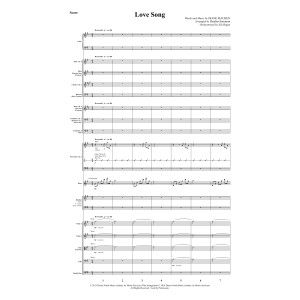 Love Song - Partitur