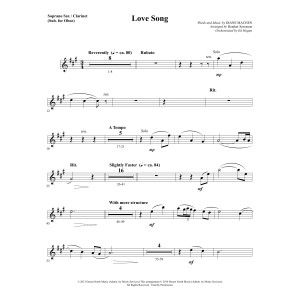 Love Song - Sopran-Saxophon/Klarinette(ersatz oboe)