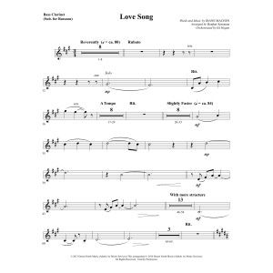 Love Song - Bassklarinette (Sub. Fagott)