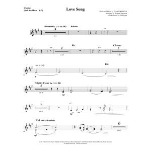 Love Song - Klarinette (Sub. Horn 1-2)