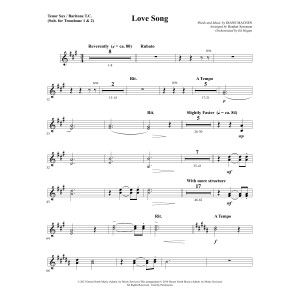 Love Song - Tenor Sax/BariTC (sub Tbn 1-2)