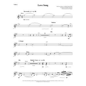 Love Song - Violin 1