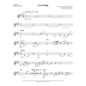 Love Song - Clarinet (sub Viola)