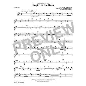 Singin' in the Rain (arr. Mac Huff) - Clarinet