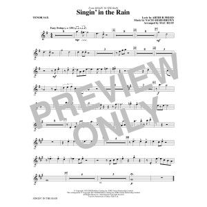 Singin' in the Rain (arr. Mac Huff) - Tenor Sax
