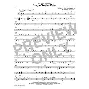 Singin' in the Rain (arr. Mac Huff) - Drums
