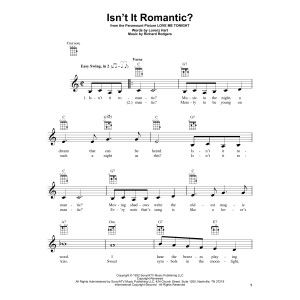 Ist es nicht romantisch?