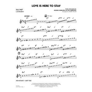 Love Is Here to Stay - Eb Solo Sheet