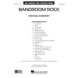 Bandroom Rock - Conductor Score (Full Score)