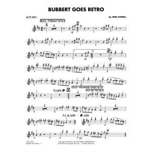 Bubbert Goes Retro - Alto Sax 1