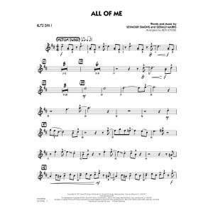 All of Me (Tonart: F) - Altsaxophon 1