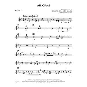 All of Me (Tonart: F) - Altsaxophon 2