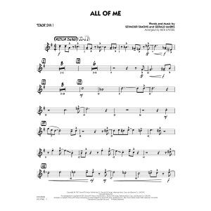 All of Me (Tonart: F) - Tenor Saxophon 1
