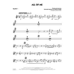 All of Me (Key: F) - Trumpet 1