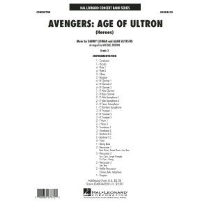 Avengers: The Age of Ultron (Main Theme) - Conductor Score (Full Score)
