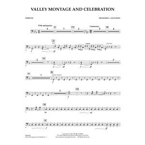 Valley Montage and Celebration - Timpani