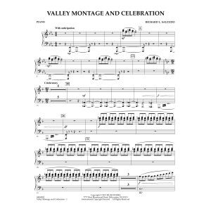 Valley Montage and Celebration - Piano