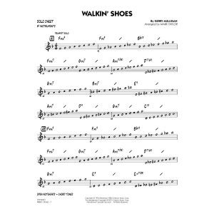 Walkin'' Shoes - Bb-Solo-Notenblatt
