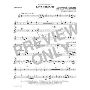 Love Runs Out - Bb Trumpet 2