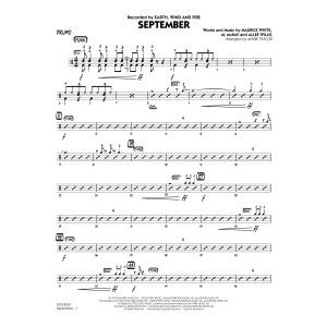 September (Key: C) - Drums