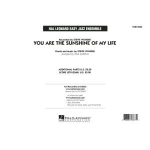 You Are the Sunshine of My Life - Conductor Score (Full Score)