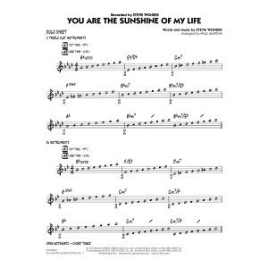 You Are the Sunshine of My Life - Solo Sheet